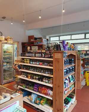 interior of Natural Worx health and wellbeing store in Seaton