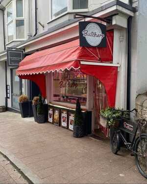 Store front of Taste of Devon Butchers